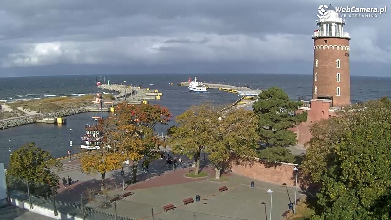Kołobrzeg - widok na Latarnię Morską NOWOŚĆ - 17 październik 2025, 11:15