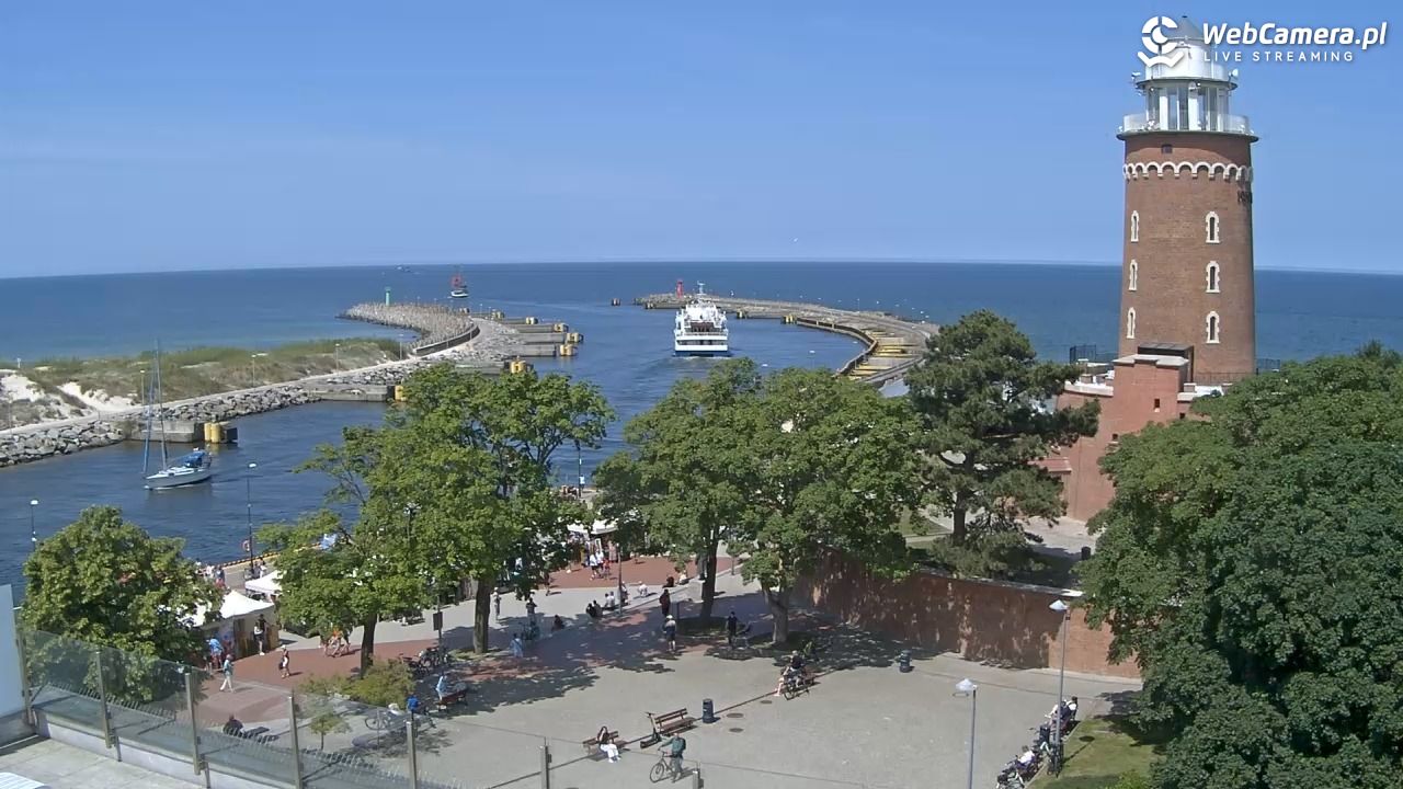 Kołobrzeg - widok na Latarnię Morską NOWOŚĆ - 22 czerwiec 2025, 13:16