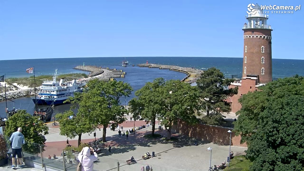 Kołobrzeg - widok na Latarnię Morską NOWOŚĆ - 13 czerwiec 2025, 13:55