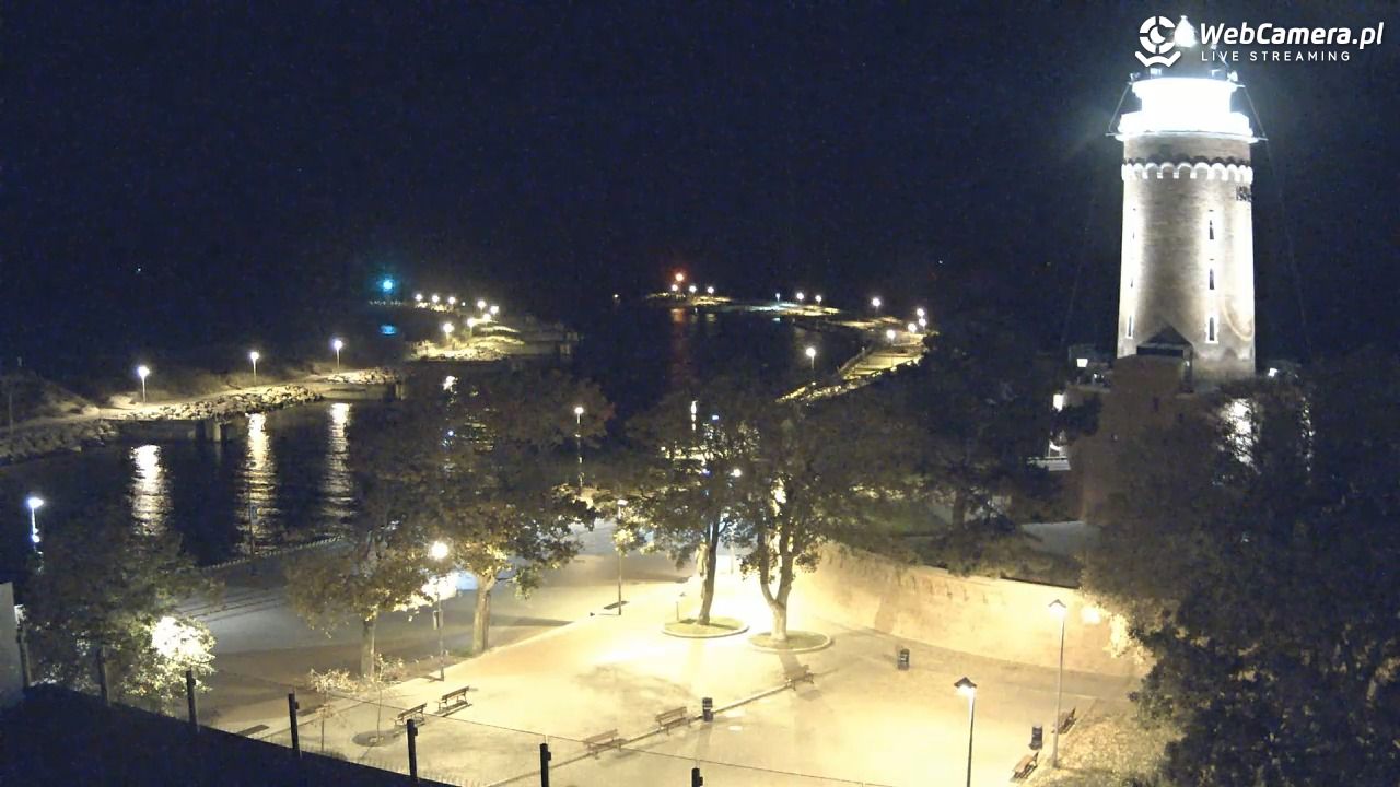 Kołobrzeg - widok na Latarnię Morską NOWOŚĆ - 19 październik 2025, 01:28