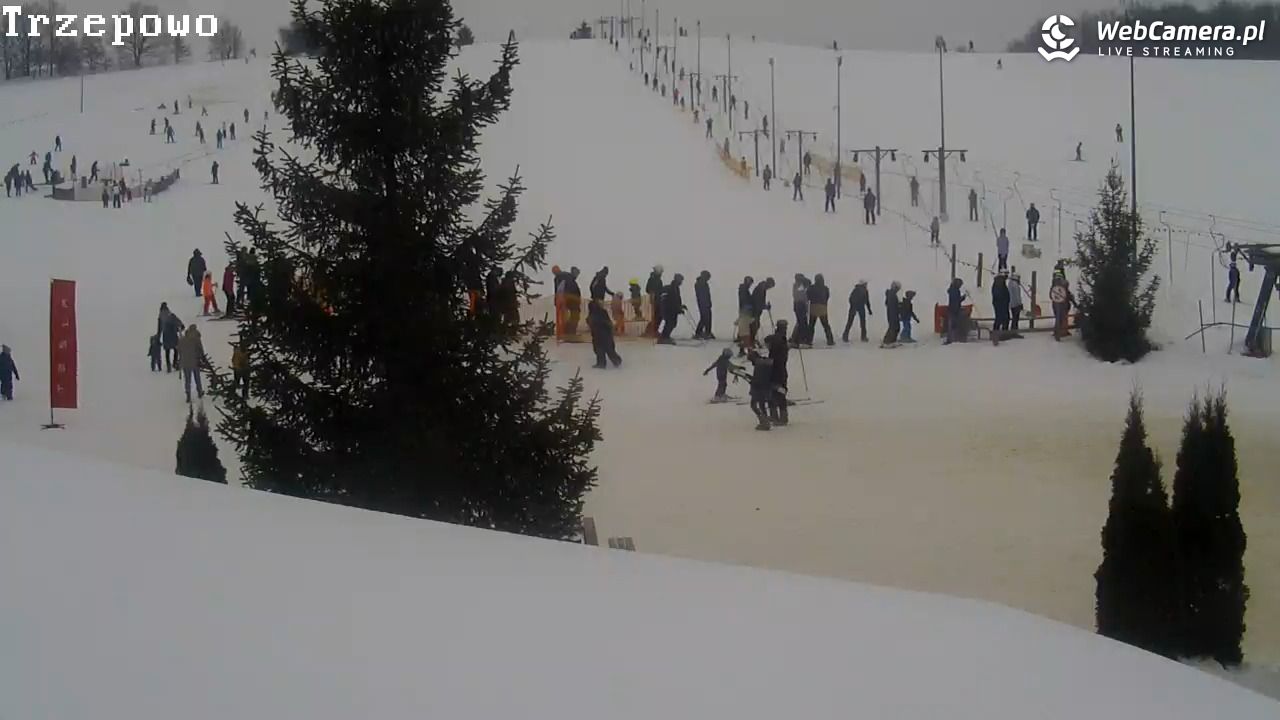 Trzepowo - widok na stok - 21 luty 2026, 11:17
