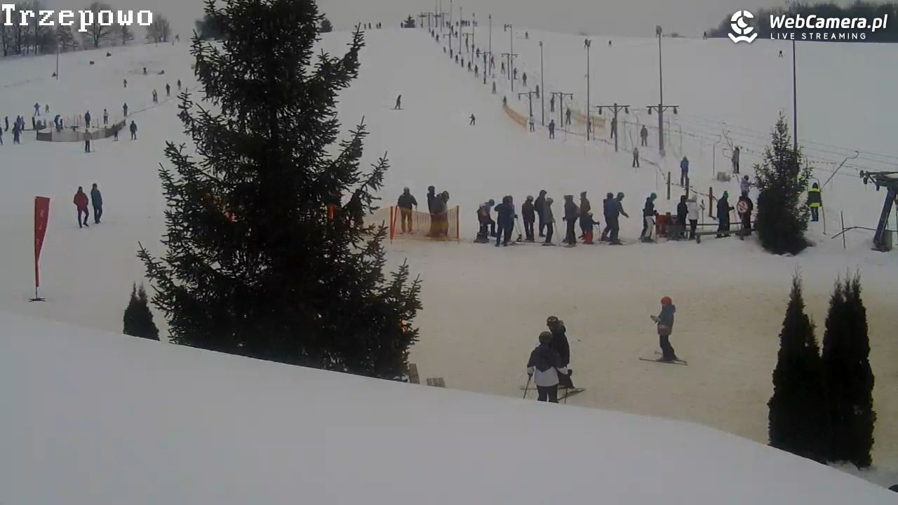 Trzepowo - widok na stok - 21 luty 2026, 12:14