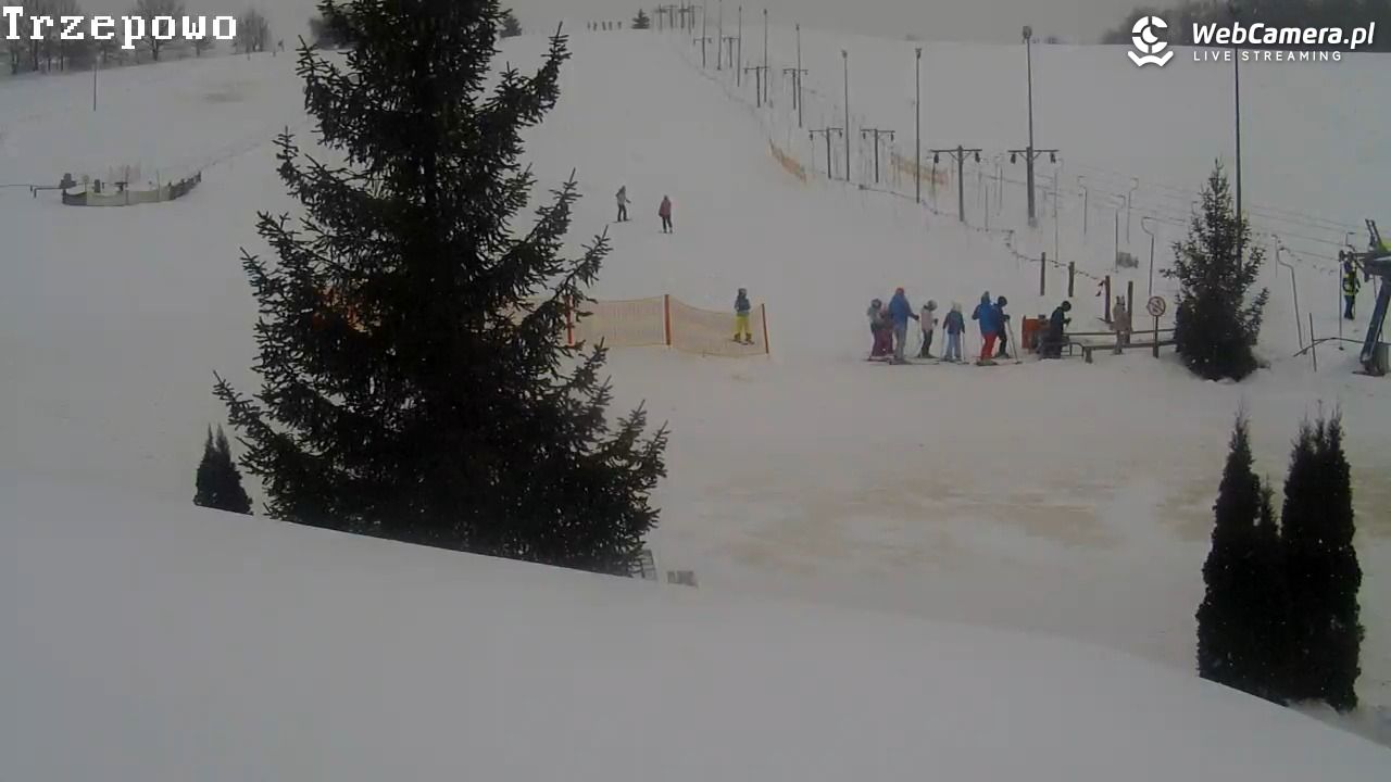 Trzepowo - widok na stok - 17 luty 2026, 09:55