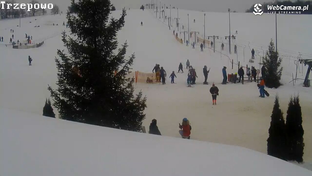 Trzepowo - widok na stok - 21 luty 2026, 10:21