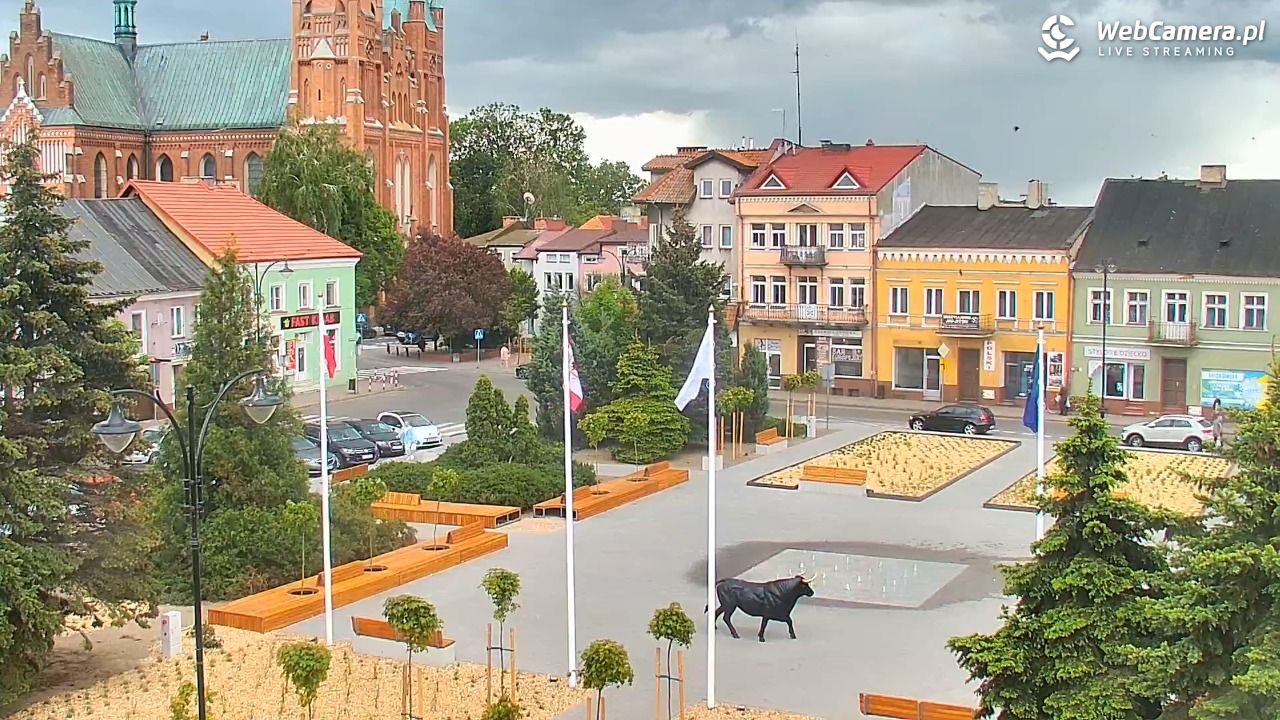 Turek - widok na rynek - 15 maj 2025, 12:30