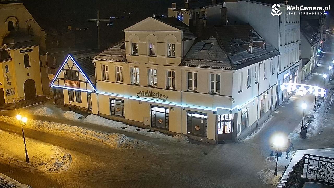 Wejherowo - widok na rynek - 20 styczeń 2026, 20:10