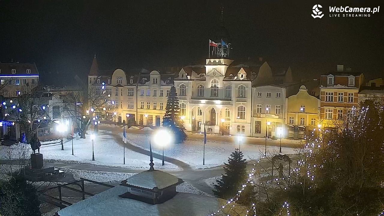 Wejherowo - widok na rynek - 22 styczeń 2026, 22:48