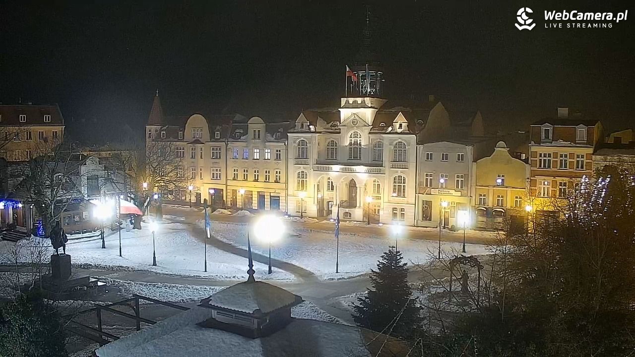 Wejherowo - widok na rynek - 24 styczeń 2026, 21:40