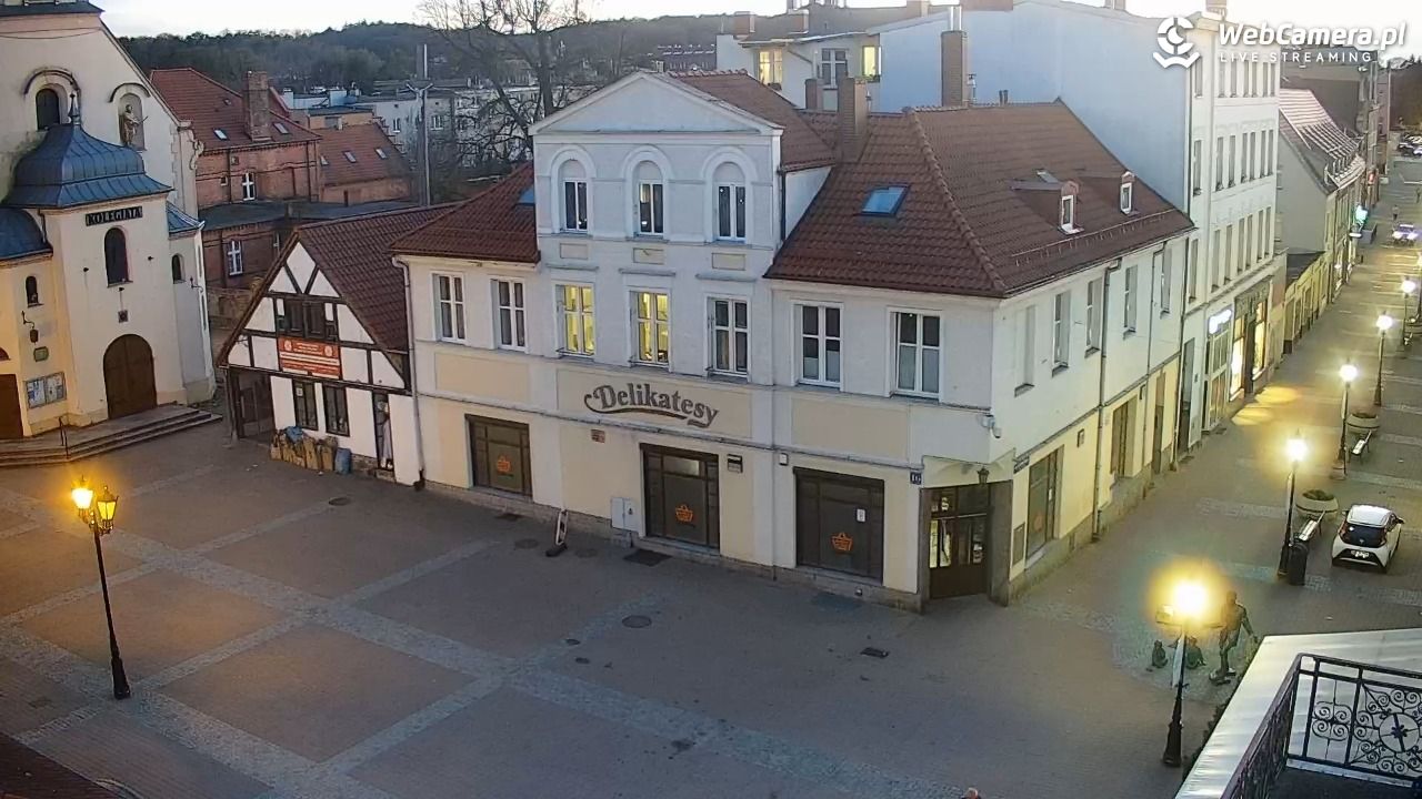 Wejherowo - widok na rynek - 26 kwiecień 2026, 20:35