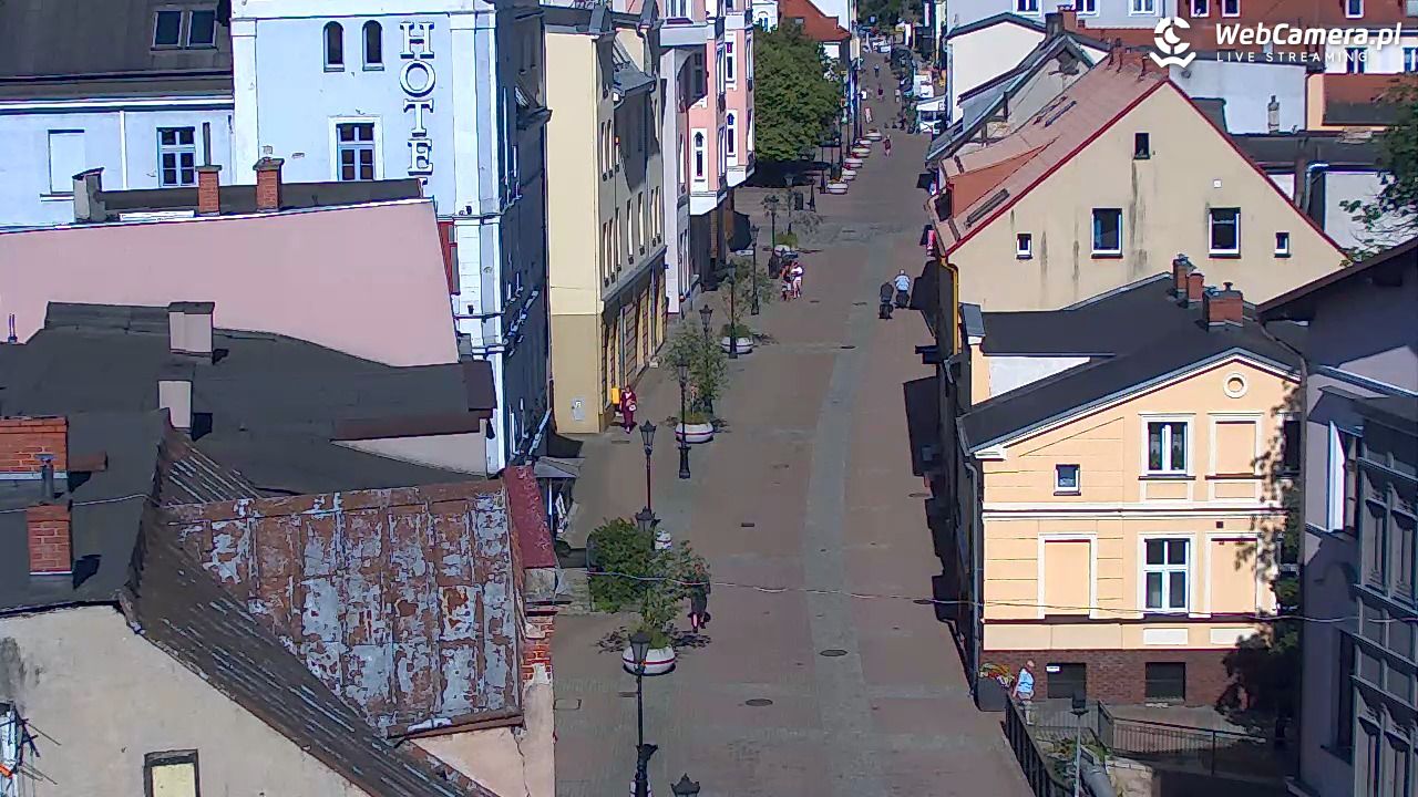 Wejherowo - widok na deptak - 02 lipiec 2025, 08:50