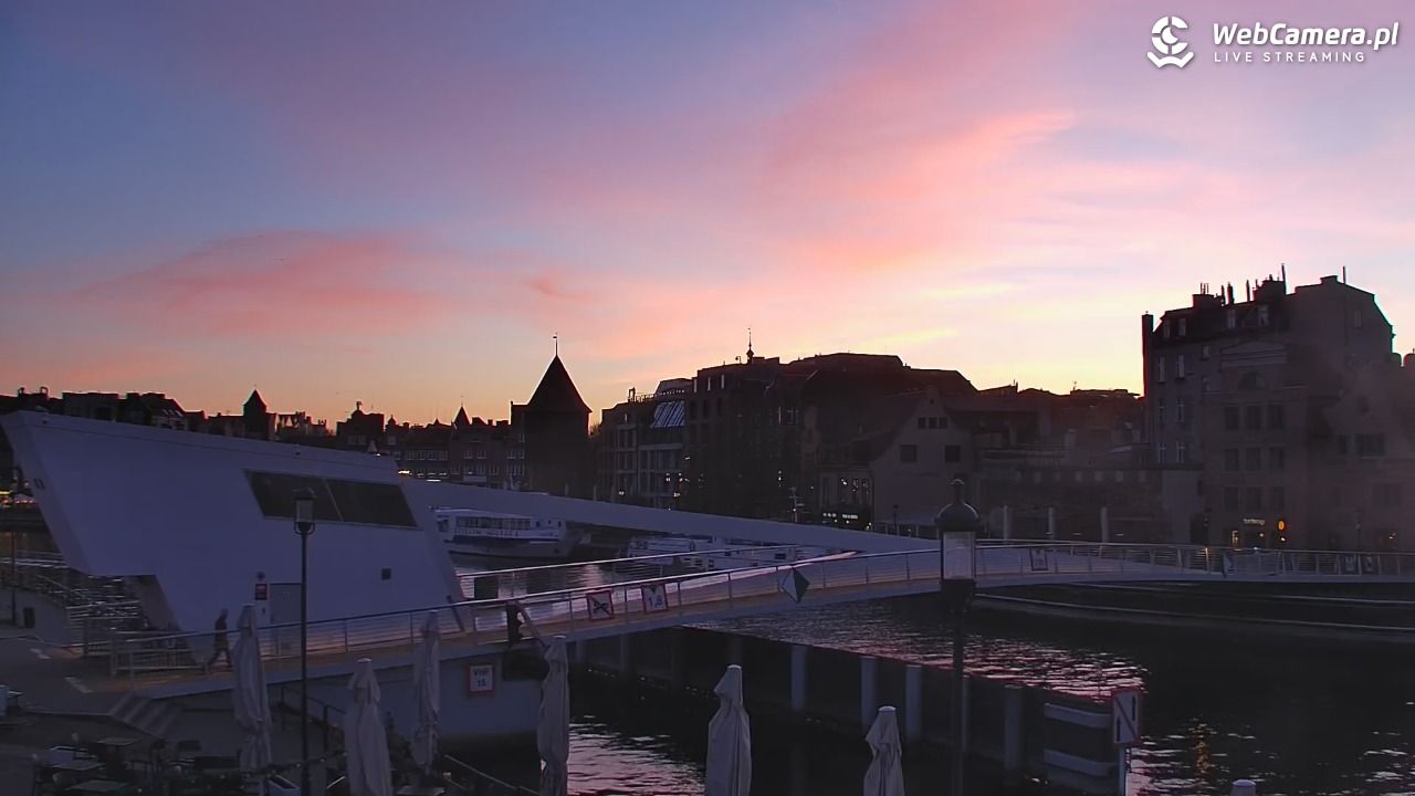 Gdańsk - widok na Motławę - 21 kwiecień 2026, 20:09