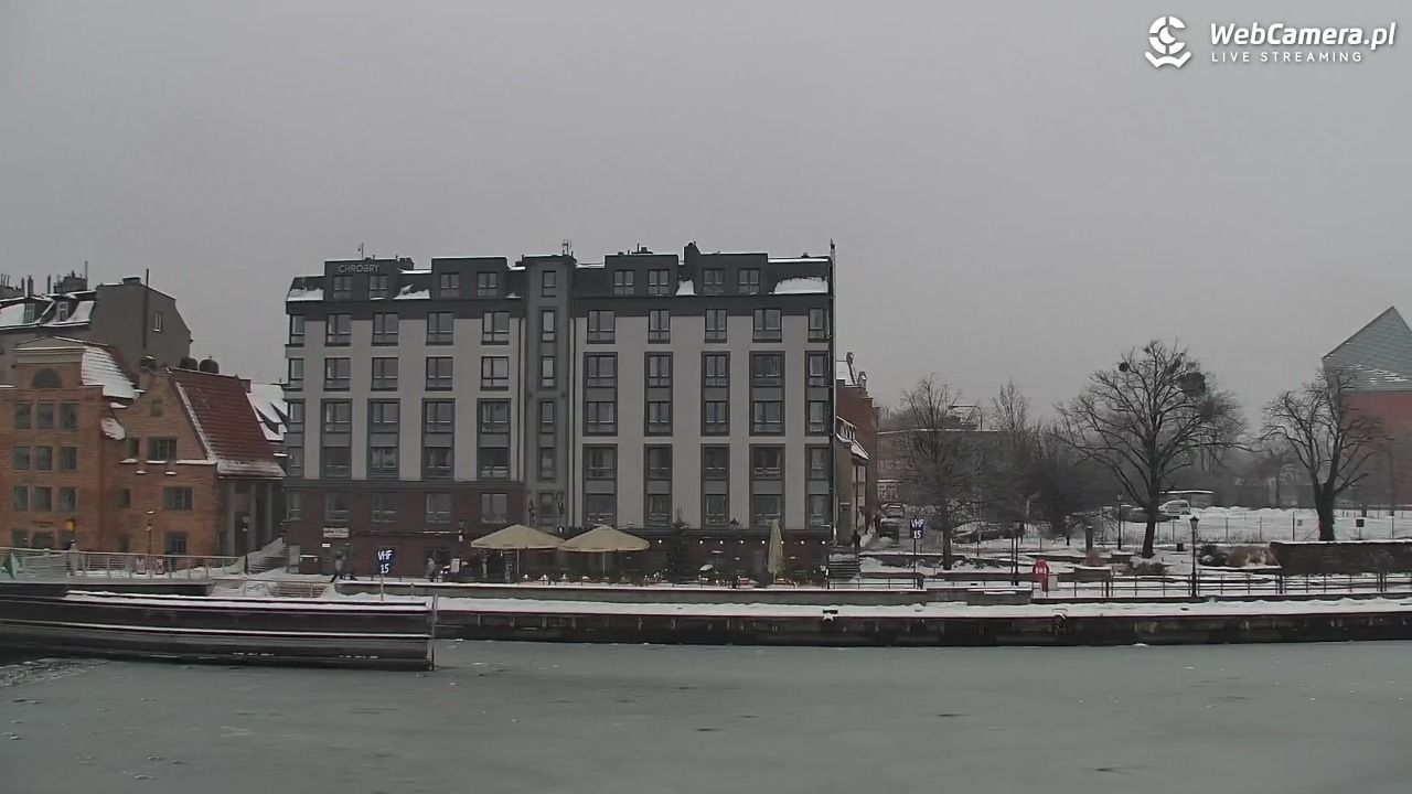 Gdańsk - widok na Motławę - 16 styczeń 2026, 14:08