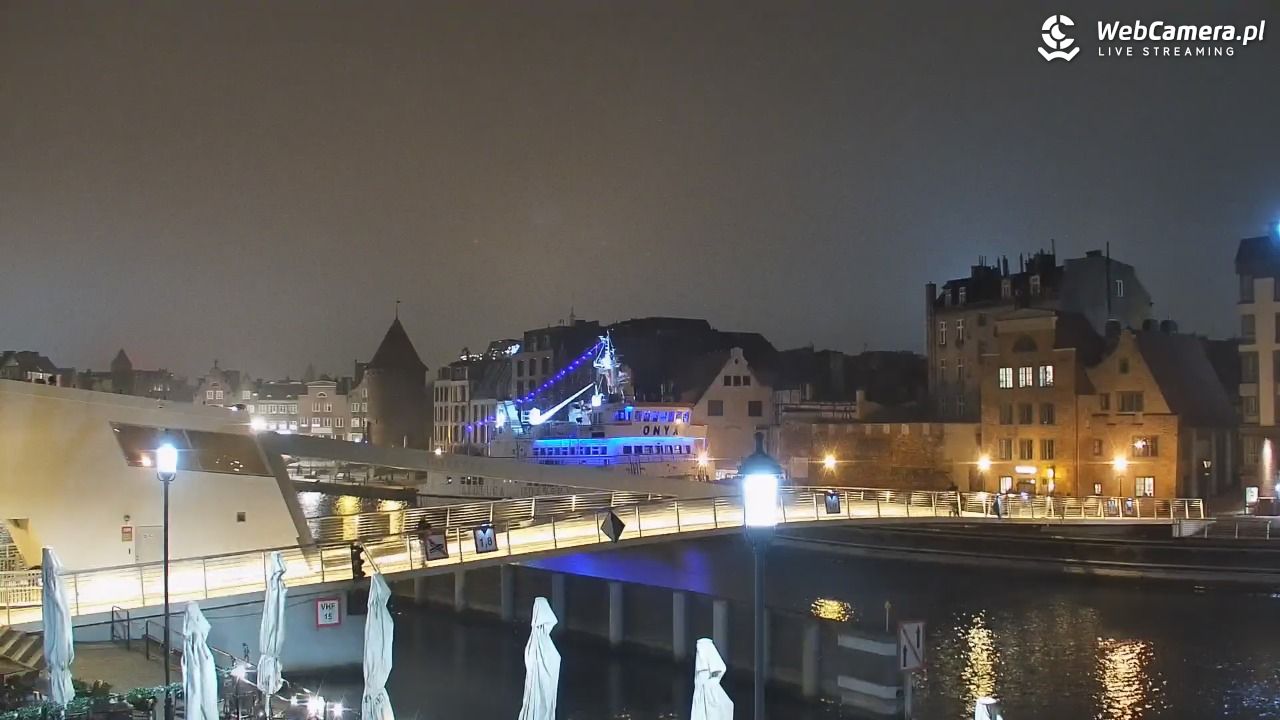 Gdańsk - widok na Motławę - 30 listopad 2025, 20:21