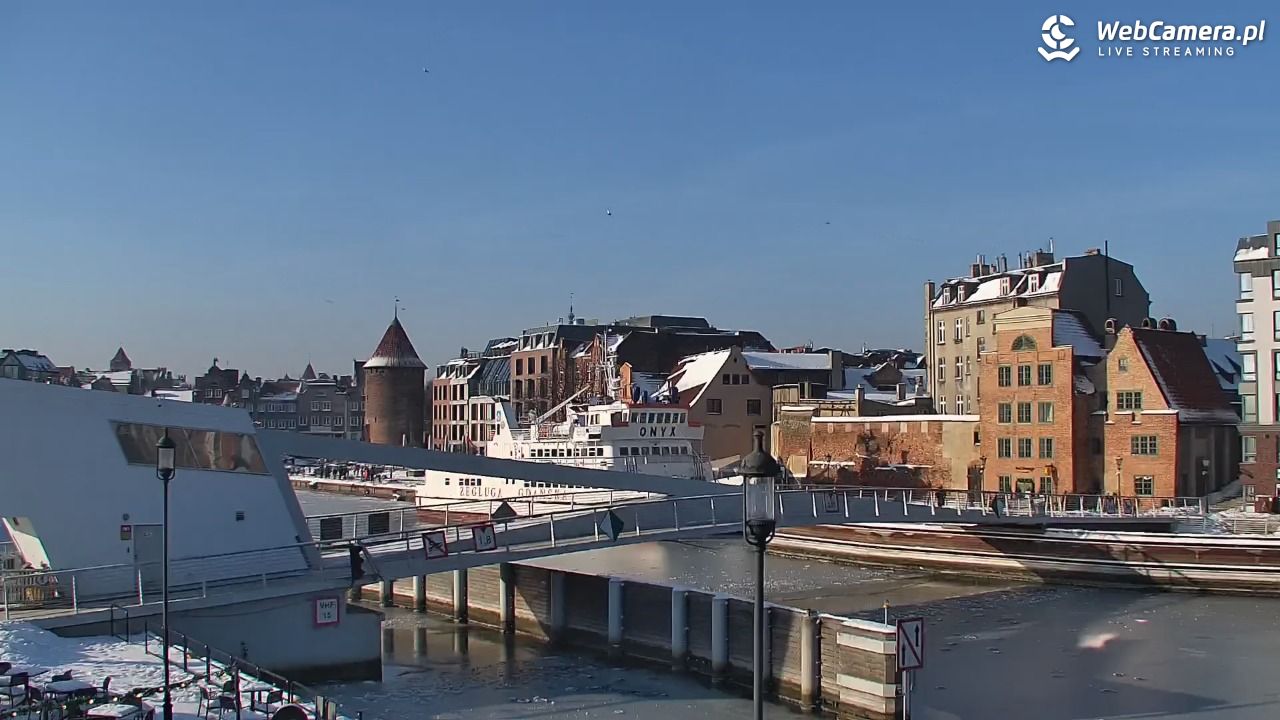 Gdańsk - widok na Motławę - 18 styczeń 2026, 11:53