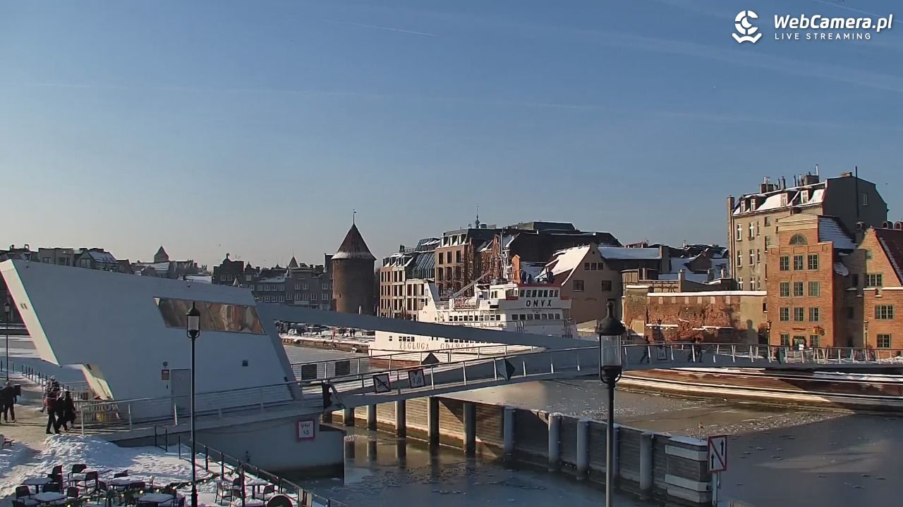 Gdańsk - widok na Motławę - 18 styczeń 2026, 12:57