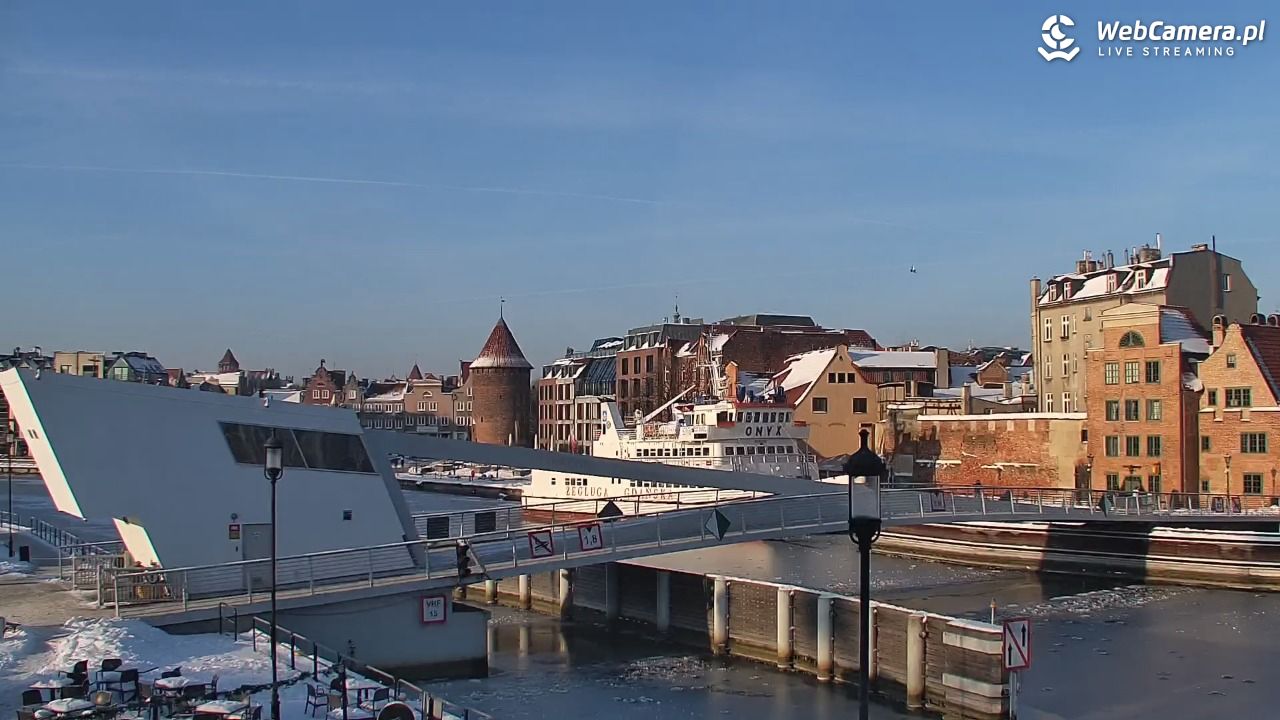Gdańsk - widok na Motławę - 18 styczeń 2026, 09:43