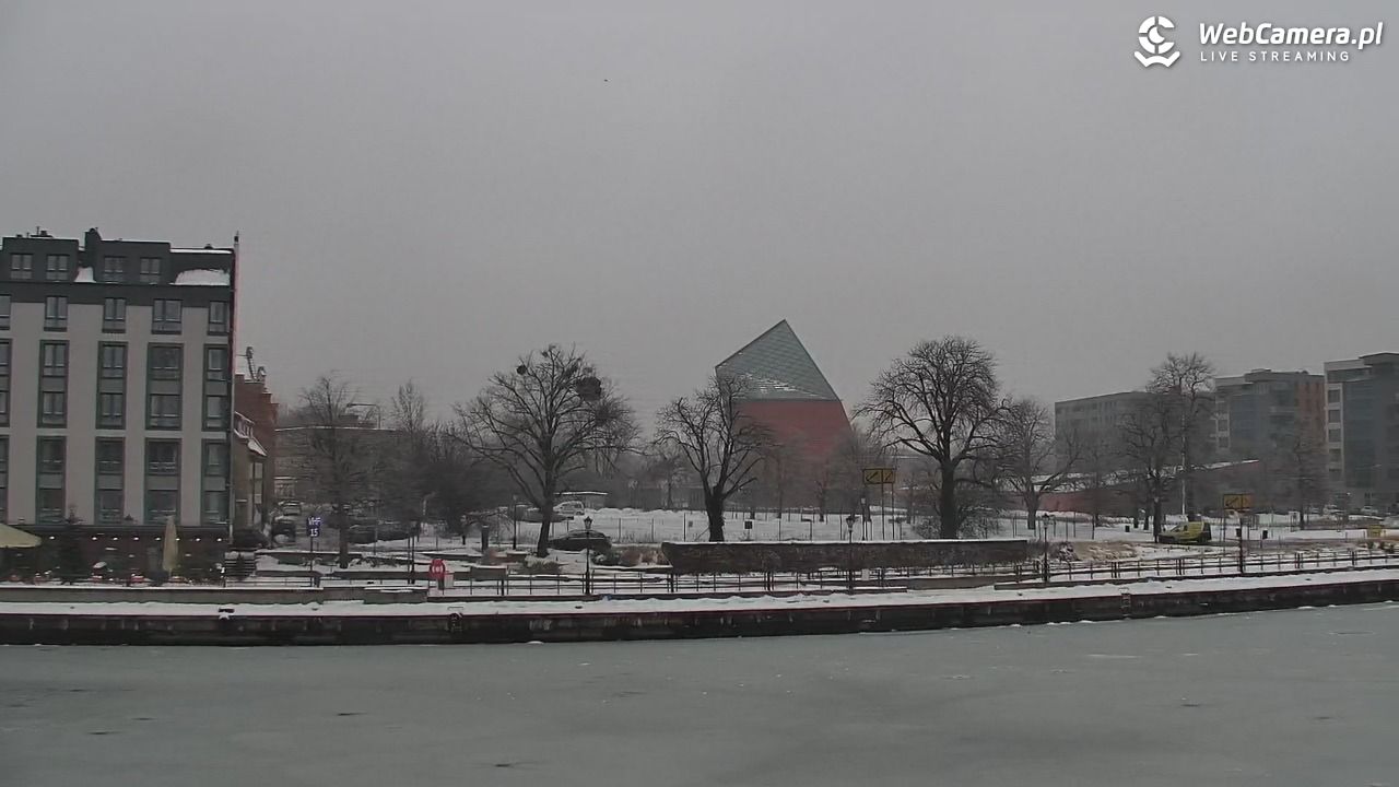 Gdańsk - widok na Motławę - 16 styczeń 2026, 13:54