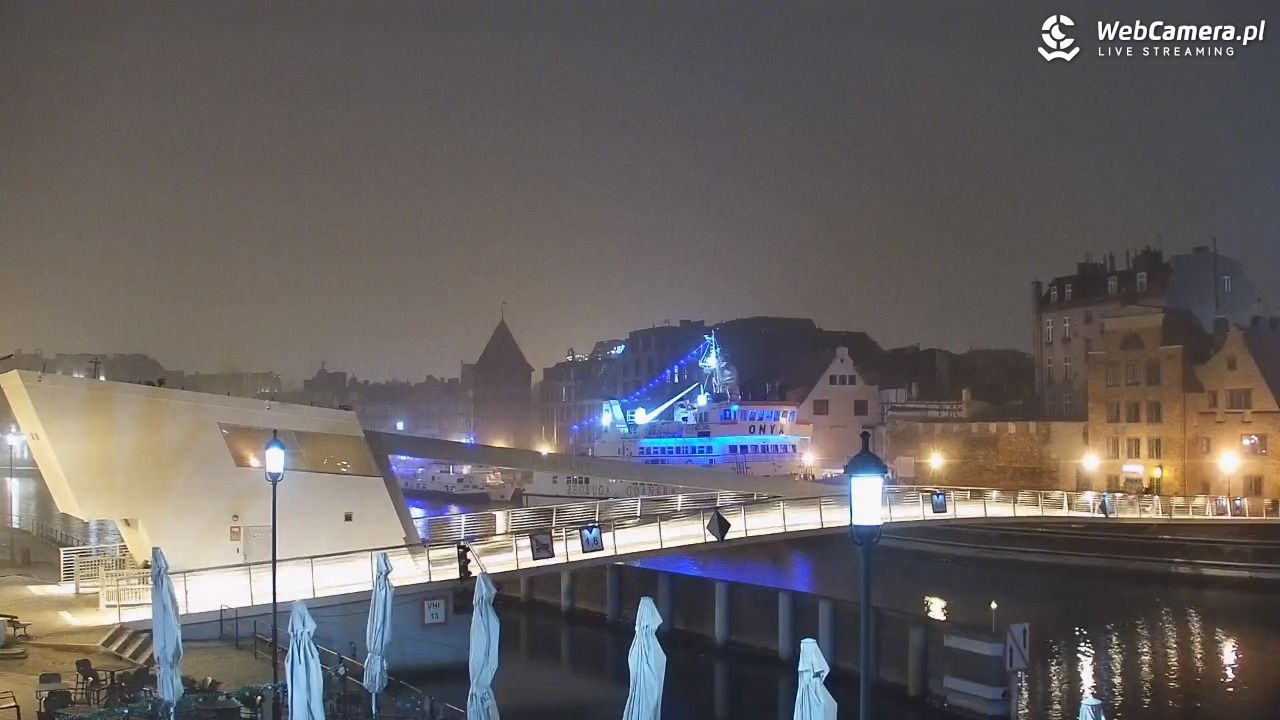 Gdańsk - widok na Motławę - 02 grudzień 2025, 06:23