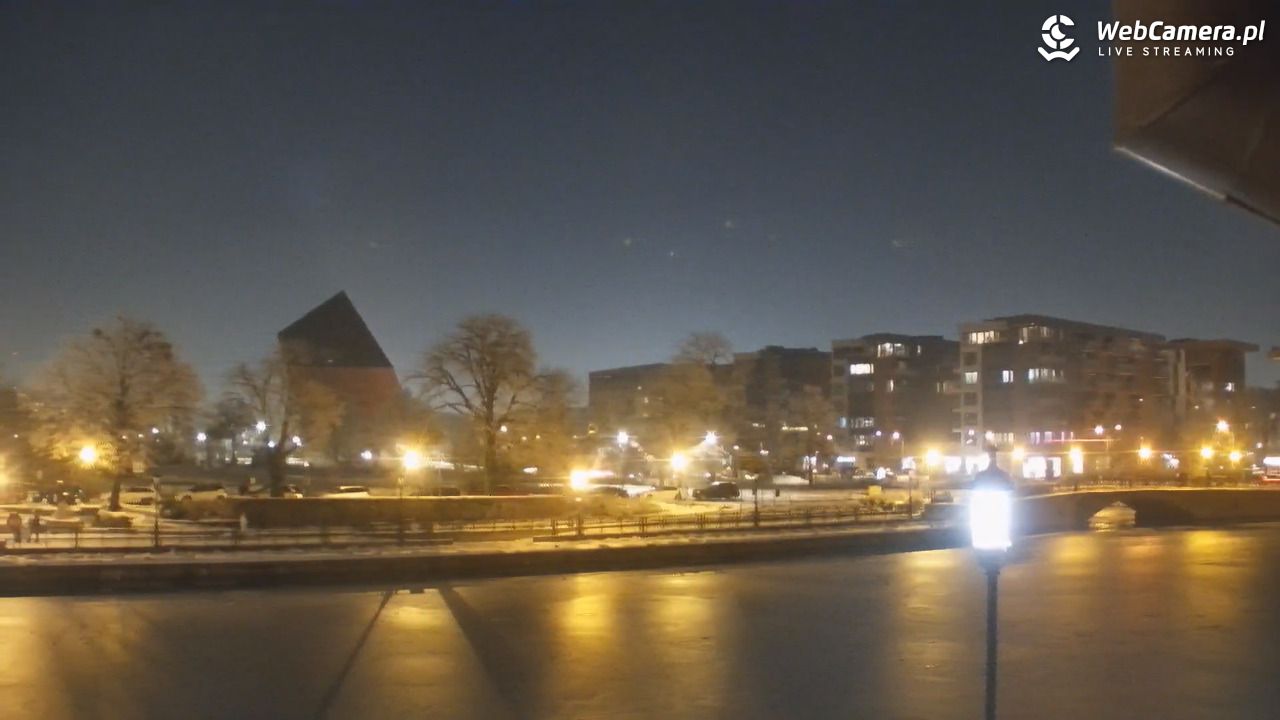 Gdańsk - widok na Motławę - 17 styczeń 2026, 18:48