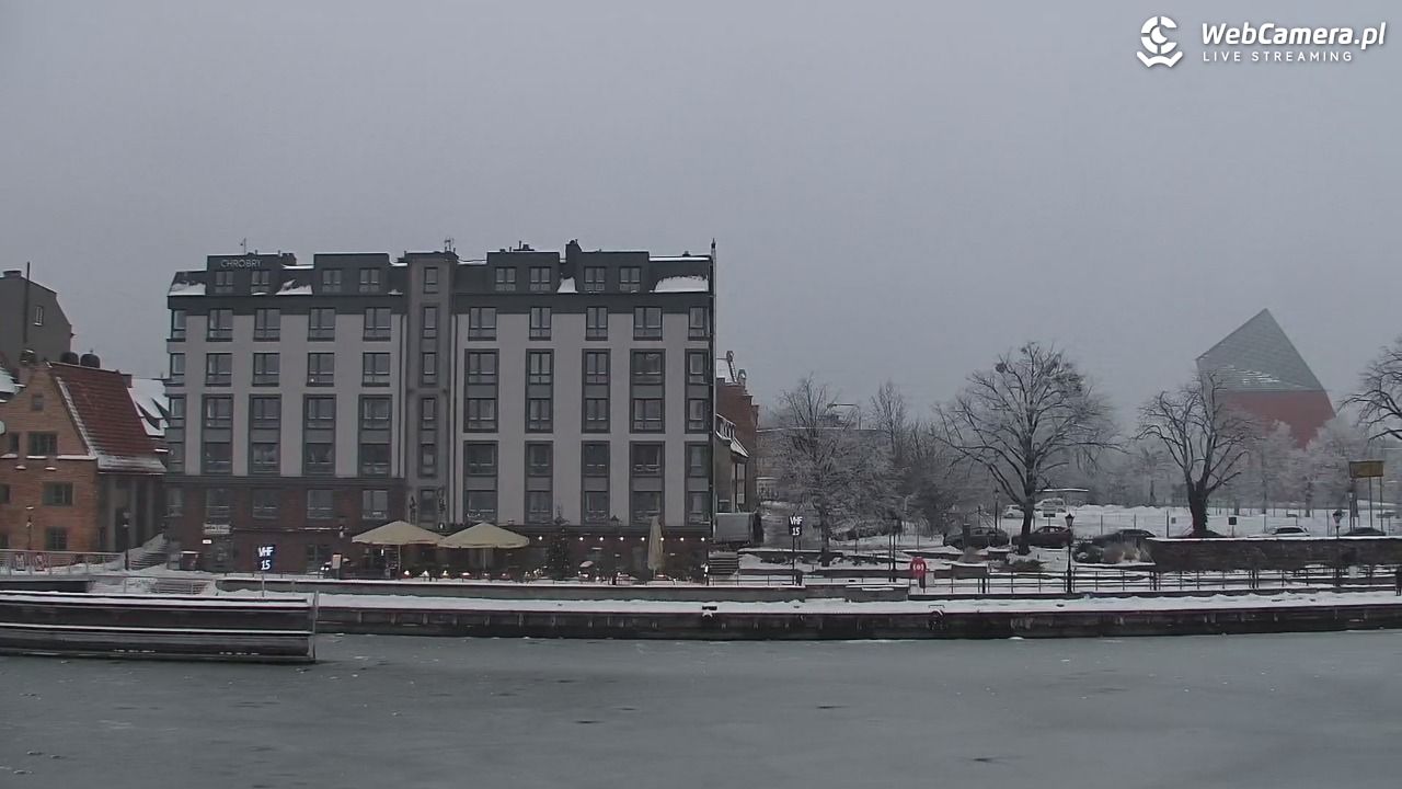 Gdańsk - widok na Motławę - 17 styczeń 2026, 15:10