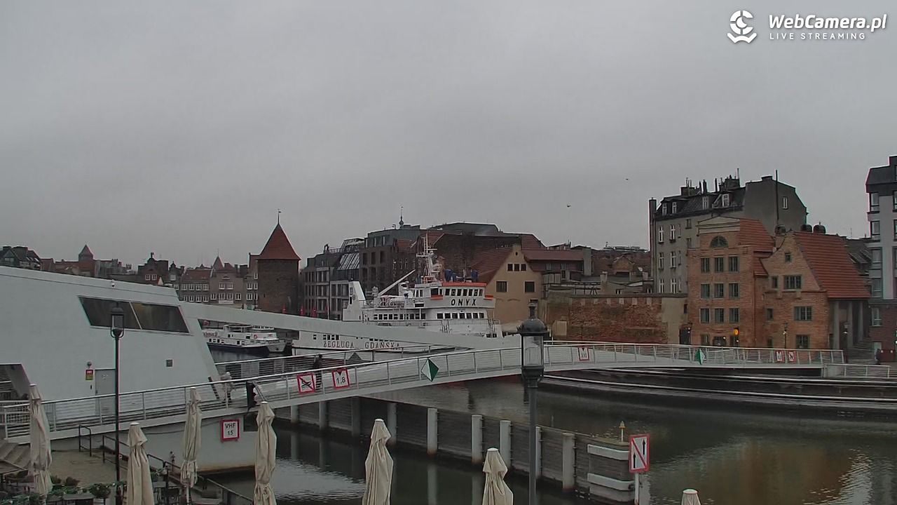 Gdańsk - widok na Motławę - 03 grudzień 2025, 10:35