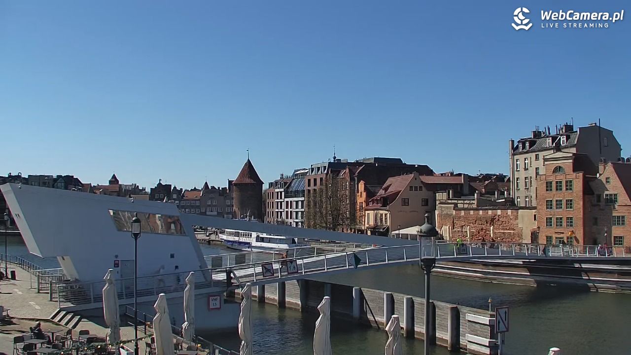 Gdańsk - widok na Motławę - 21 kwiecień 2026, 14:00