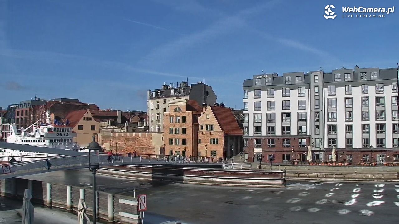 Gdańsk - widok na Motławę - 04 marzec 2026, 10:09
