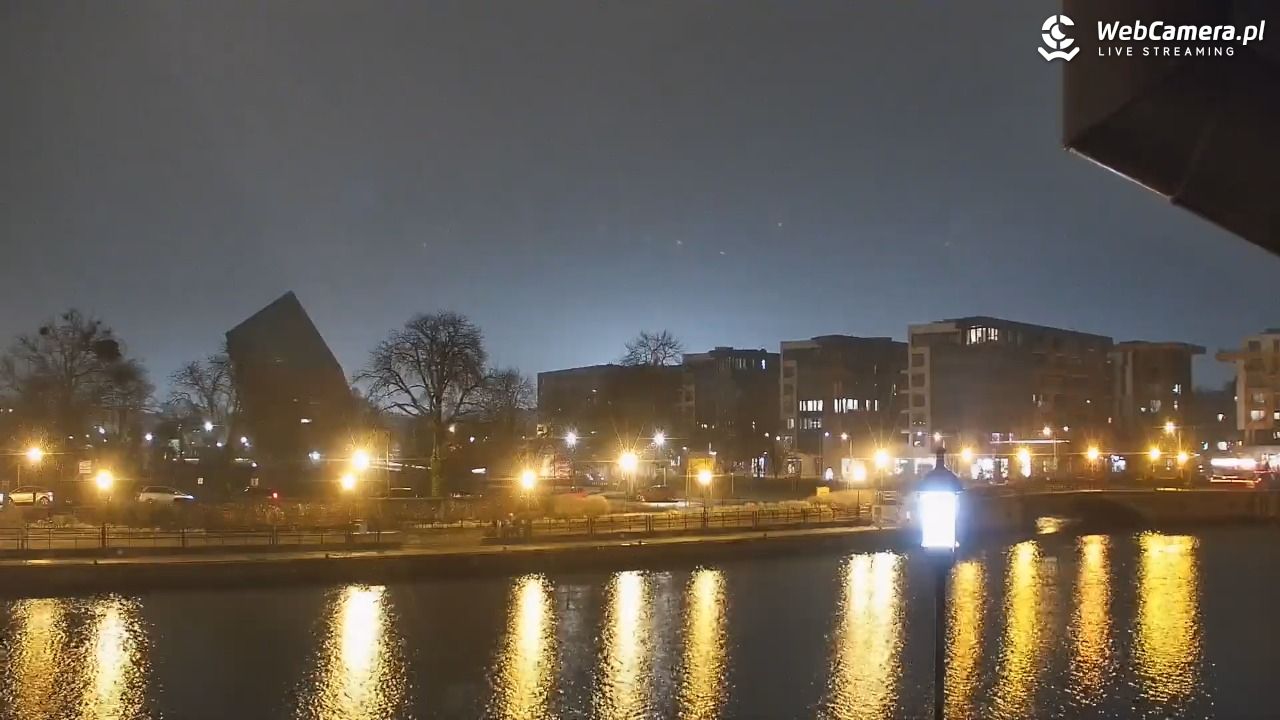 Gdańsk - widok na Motławę - 02 grudzień 2025, 18:55