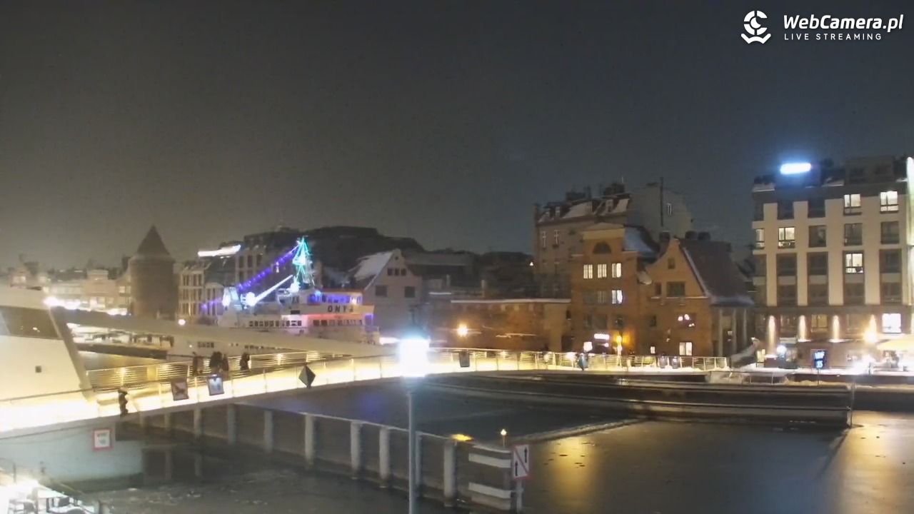 Gdańsk - widok na Motławę - 17 styczeń 2026, 18:13