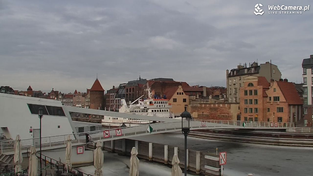 Gdańsk - widok na Motławę - 02 marzec 2026, 08:41