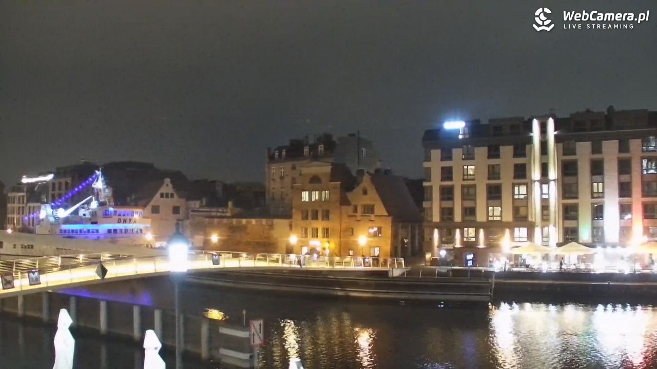 Gdańsk - widok na Motławę - 03 grudzień 2025, 18:52