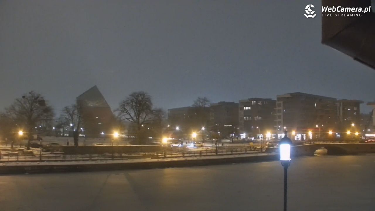 Gdańsk - widok na Motławę - 16 styczeń 2026, 18:24