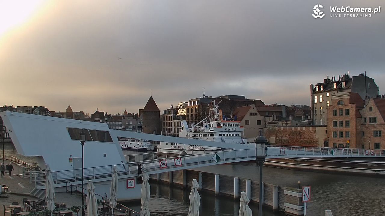 Gdańsk - widok na Motławę - 01 grudzień 2025, 14:28