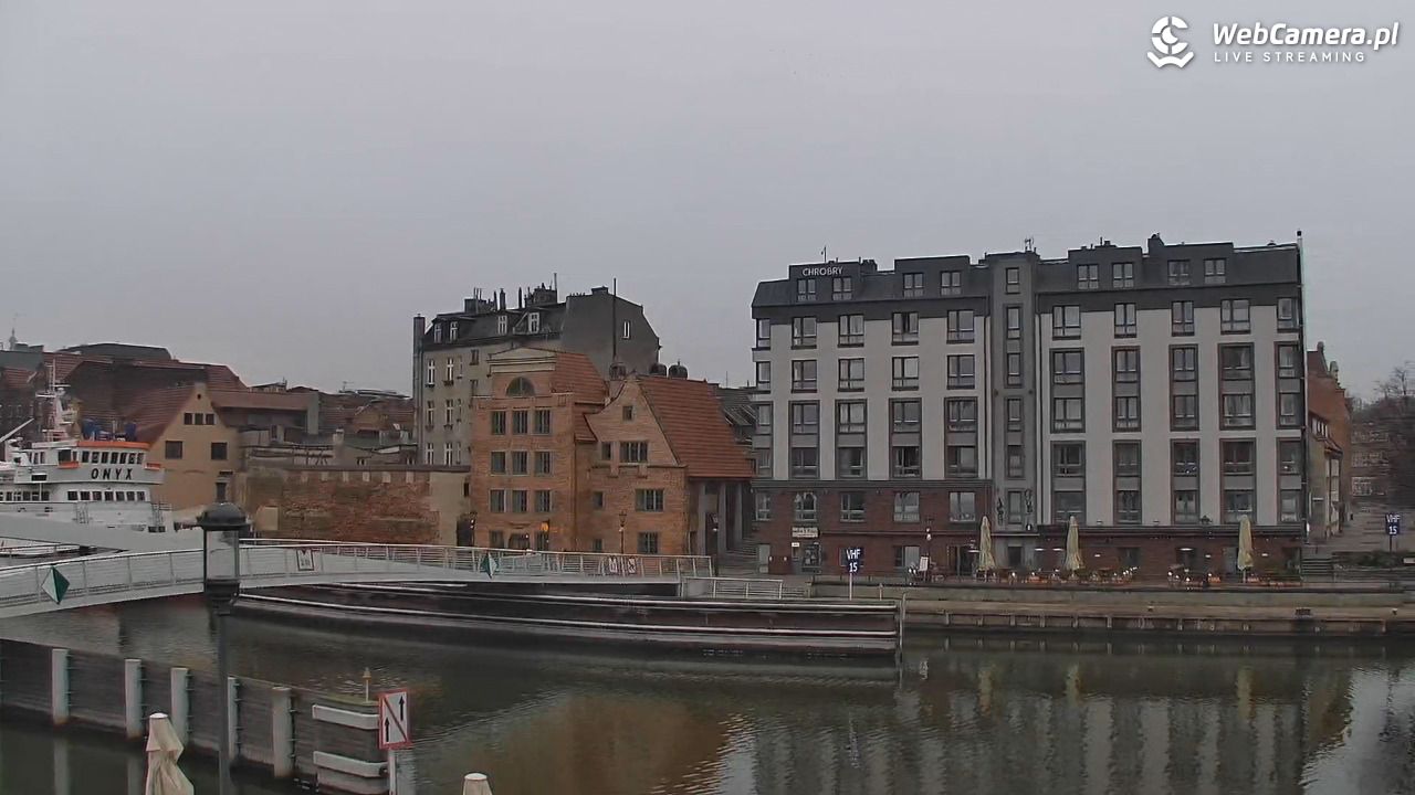 Gdańsk - widok na Motławę - 02 grudzień 2025, 09:07