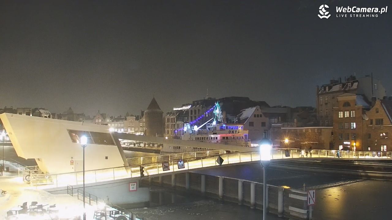 Gdańsk - widok na Motławę - 17 styczeń 2026, 17:48
