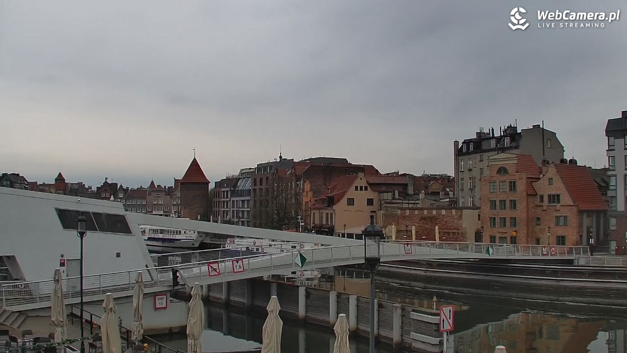 Gdańsk - widok na Motławę - 19 kwiecień 2026, 07:08