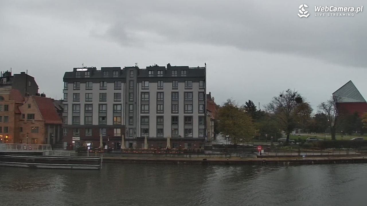 Gdańsk - widok na Motławę - 18 październik 2025, 07:36