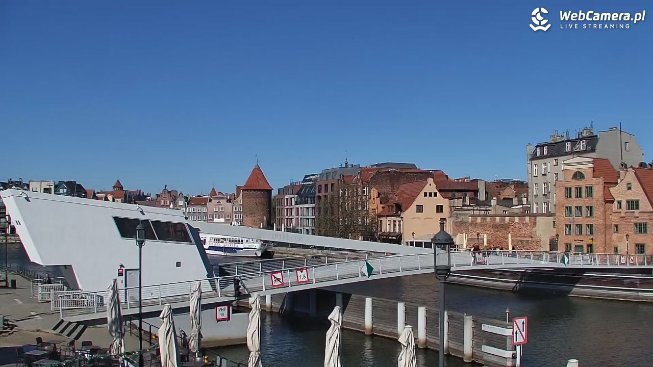 Gdańsk - widok na Motławę - 21 kwiecień 2026, 09:30