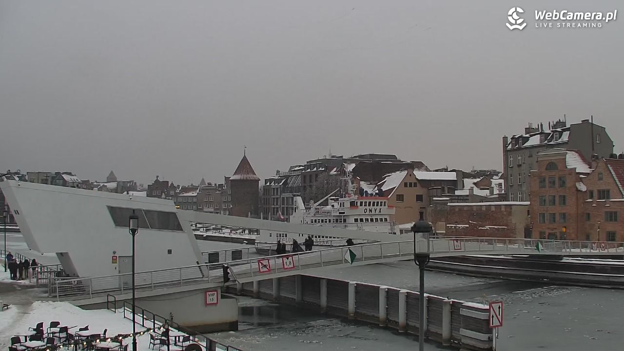 Gdańsk - widok na Motławę - 17 styczeń 2026, 14:12