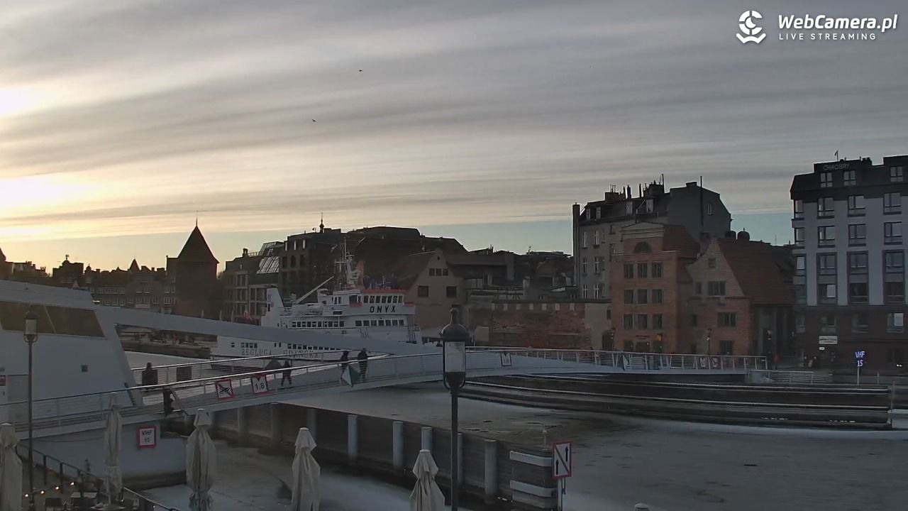 Gdańsk - widok na Motławę - 01 marzec 2026, 16:32