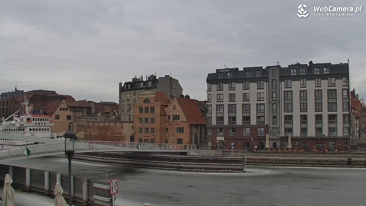 Gdańsk - widok na Motławę - 02 marzec 2026, 09:07