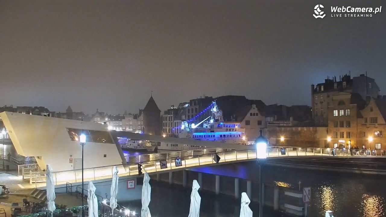 Gdańsk - widok na Motławę - 02 grudzień 2025, 17:48