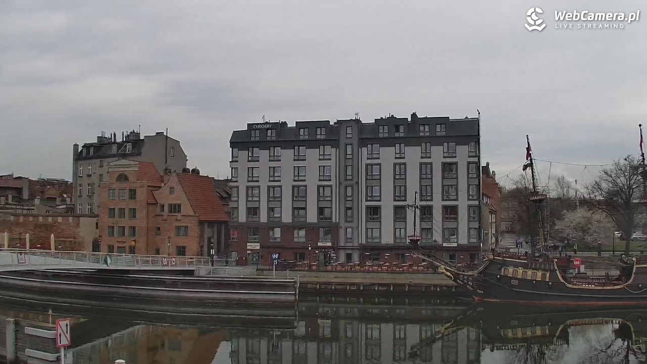 Gdańsk - widok na Motławę - 19 kwiecień 2026, 08:59
