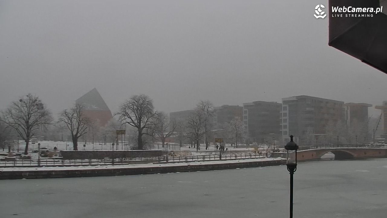 Gdańsk - widok na Motławę - 17 styczeń 2026, 10:43