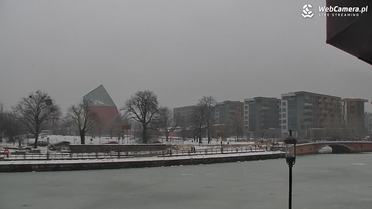 Gdańsk - widok na Motławę - 16 styczeń 2026, 12:30