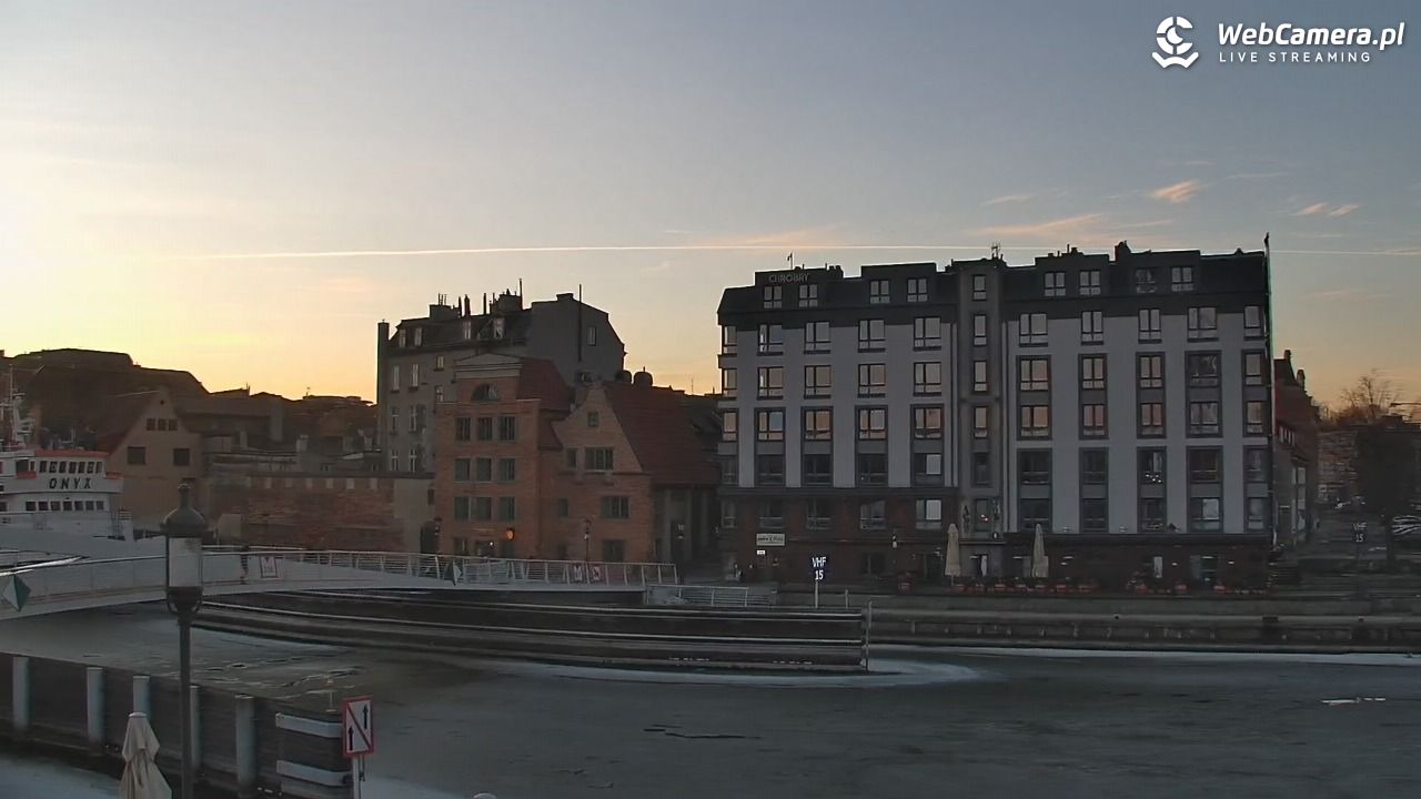 Gdańsk - widok na Motławę - 03 marzec 2026, 17:20