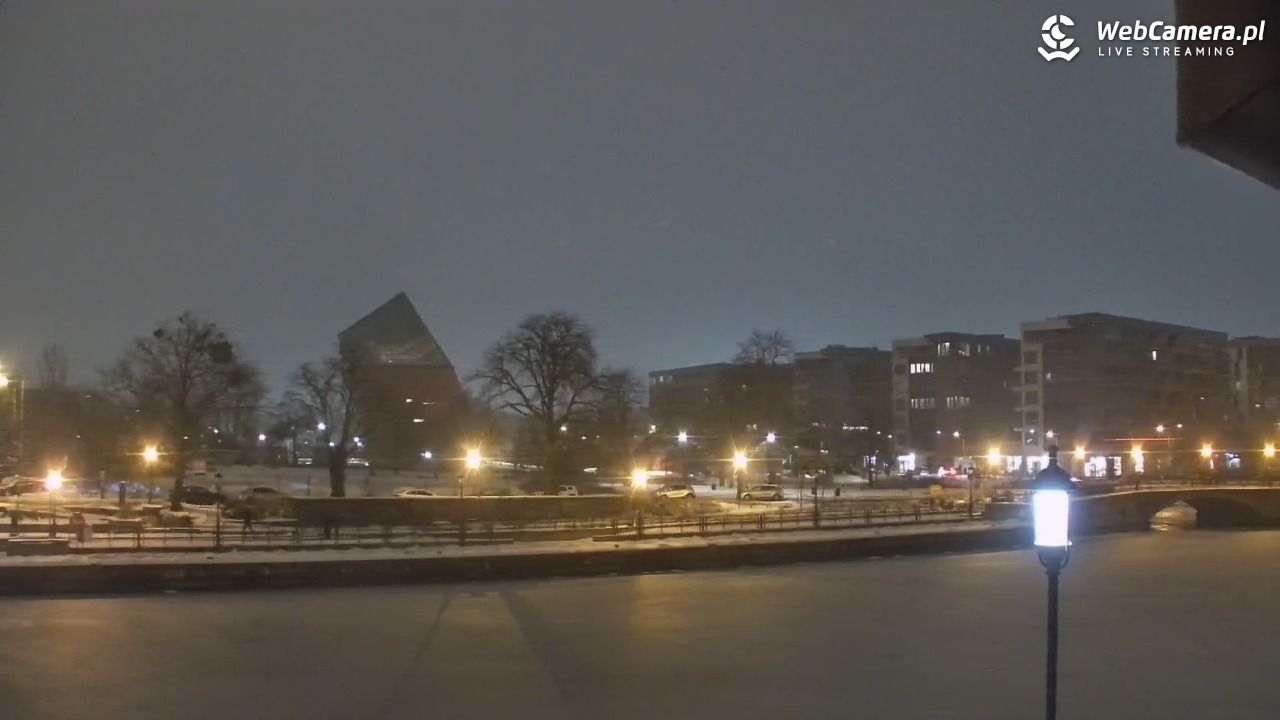 Gdańsk - widok na Motławę - 16 styczeń 2026, 18:01