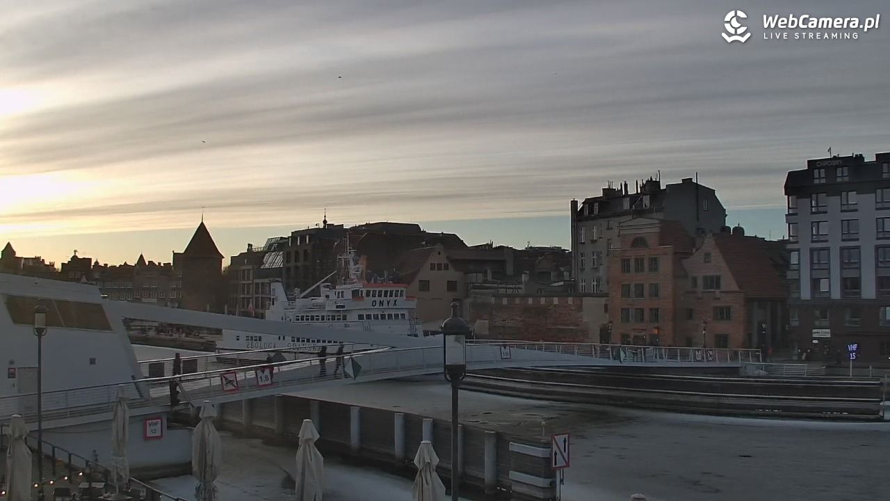 Gdańsk - widok na Motławę - 01 marzec 2026, 16:32