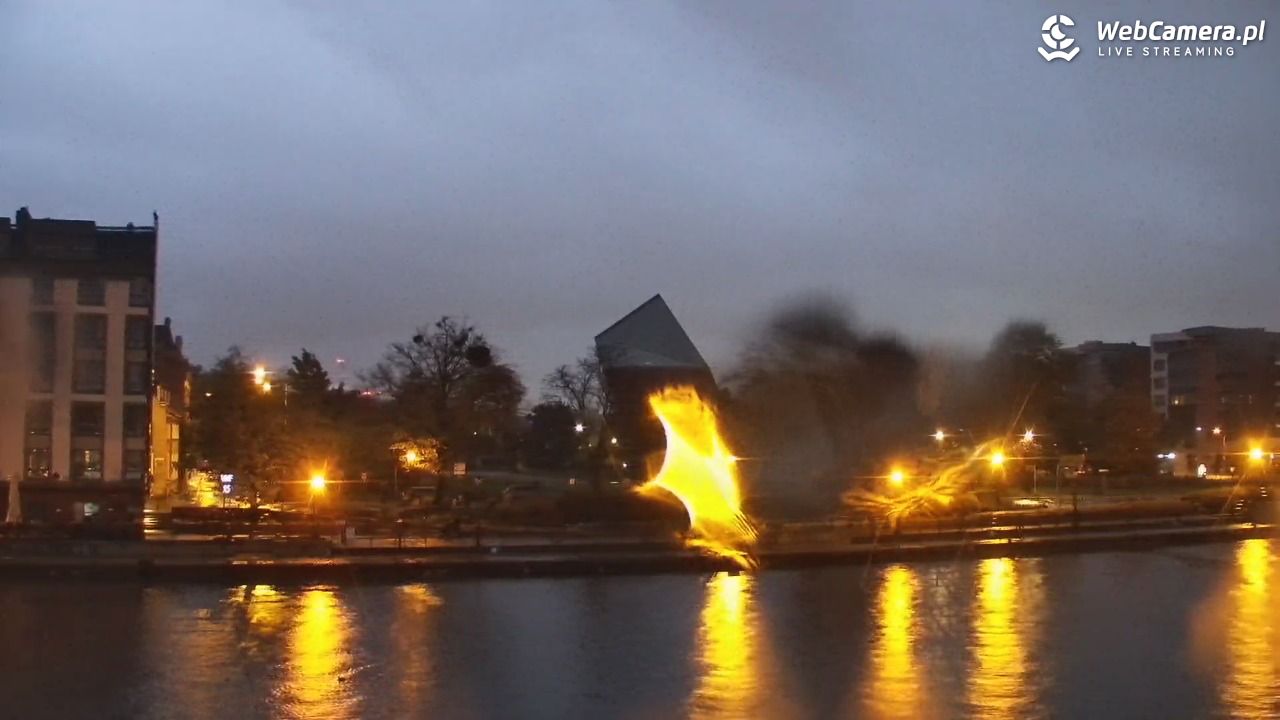 Gdańsk - widok na Motławę - 18 październik 2025, 06:58