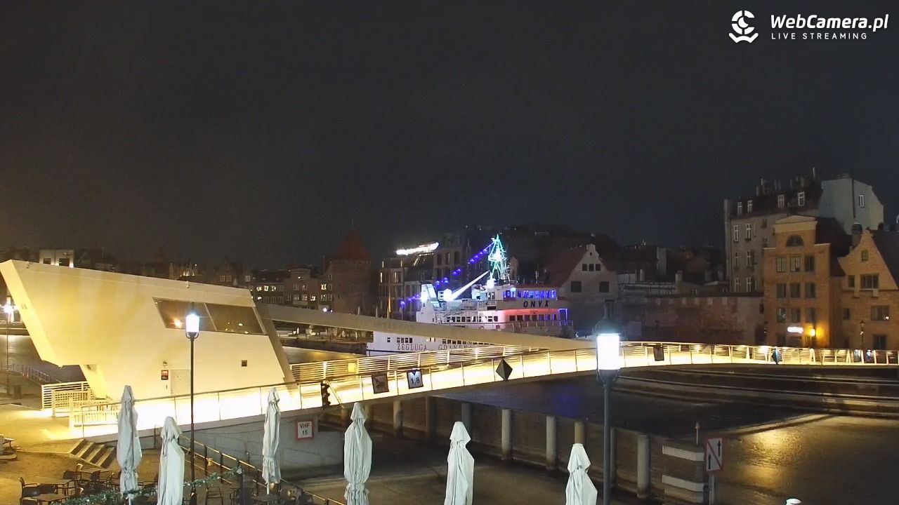 Gdańsk - widok na Motławę - 02 marzec 2026, 04:35